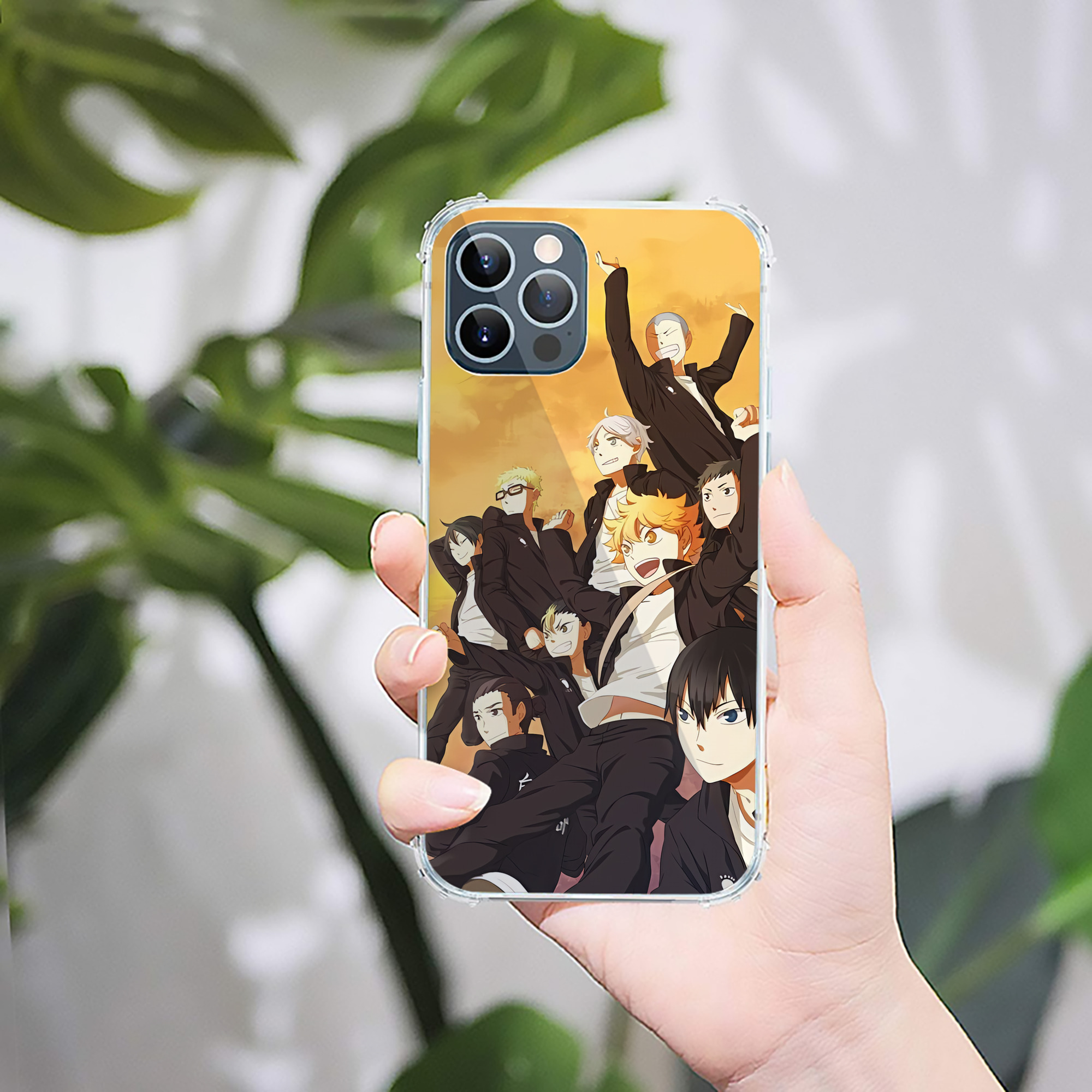 （画像用） ハイキュー!! Haikyu!! 【iPhone 12シリーズ対応】透明スマホケース（クリアソフトケース）